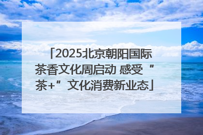 2025北京朝阳国际茶香文化周启动 感受“茶+”文化消费新业态