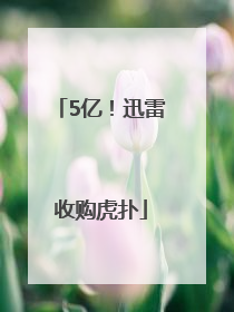5亿！迅雷收购虎扑