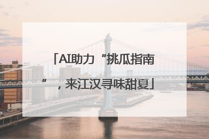 AI助力“挑瓜指南”，来江汉寻味甜夏