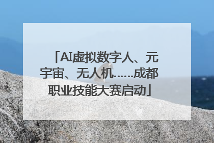 AI虚拟数字人、元宇宙、无人机……成都职业技能大赛启动